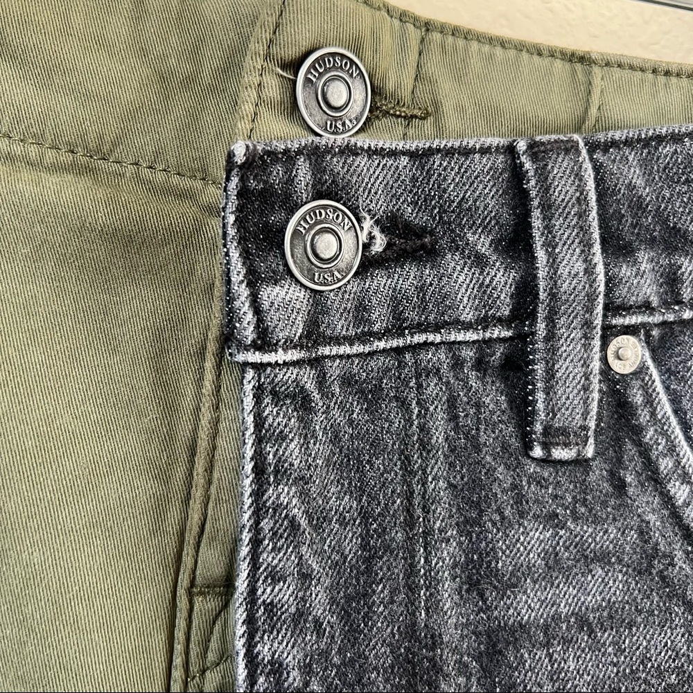 NWT Hudson color block asymmetrical frayed mini s… - image 6